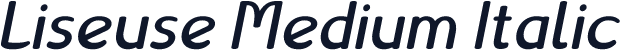 Liseuse Medium Italic
