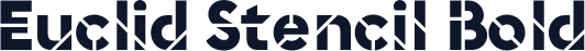 Euclid Stencil Bold
