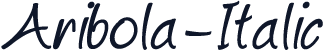 Aribola-Italic