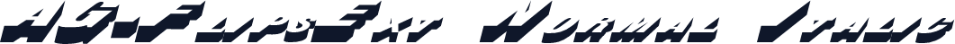 AG-FlipsExt Normal Italic