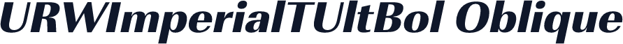 URWImperialTUltBol Oblique