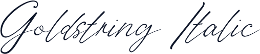 Goldstring Italic