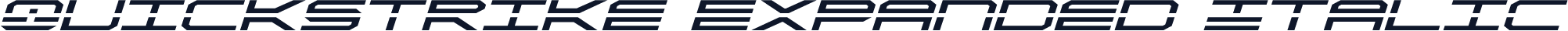 QuickStrike Expanded Italic