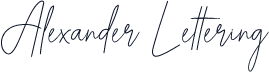 Alexander Lettering