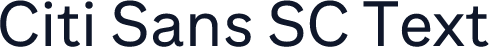 Citi Sans SC Text