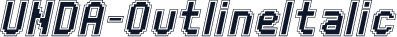 UNDA-OutlineItalic