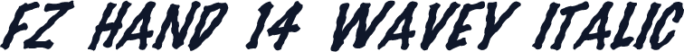 FZ HAND 14 WAVEY ITALIC