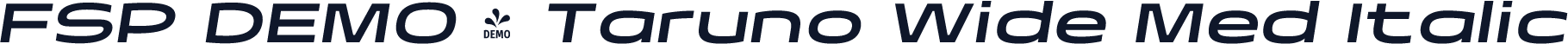 FSP DEMO - Taruno Wide Med Italic