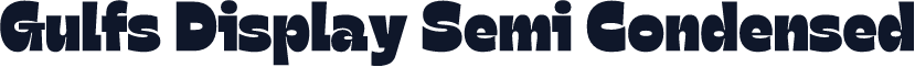 Gulfs Display Semi Condensed