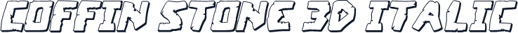 Coffin Stone 3D Italic