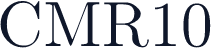 CMR10