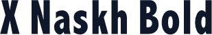 X Naskh Bold