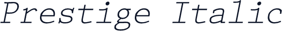 Prestige Italic