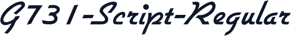 G731-Script-Regular