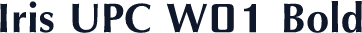 Iris UPC W01 Bold