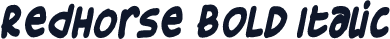RedHorse BOLD Italic