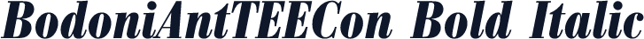 BodoniAntTEECon Bold Italic