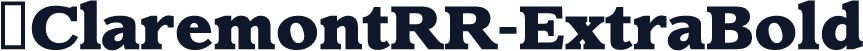 ☞ClaremontRR-ExtraBold