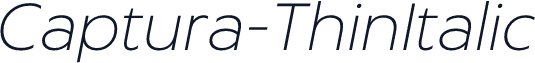 Captura-ThinItalic