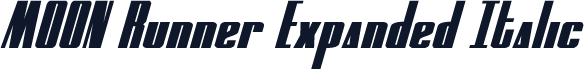 MOON Runner Expanded Italic