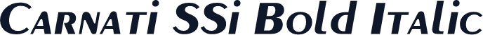Carnati SSi Bold Italic