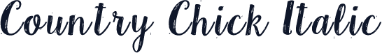 Country Chick Italic