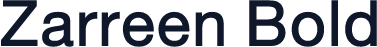 Zarreen Bold