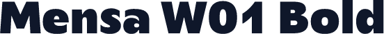 Mensa W01 Bold