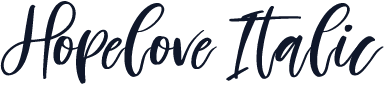 Hopelove Italic
