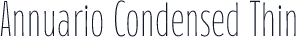 Annuario Condensed Thin