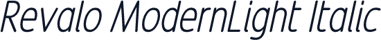 Revalo ModernLight Italic