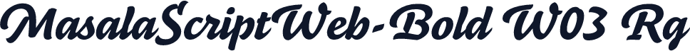 MasalaScriptWeb-Bold W03 Rg