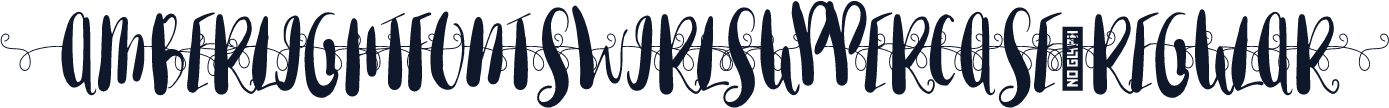 AmberLightFontswirlsUppercase-Regular