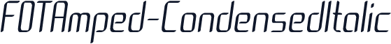 FOTAmped-CondensedItalic