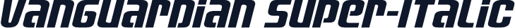 Vanguardian Super-Italic
