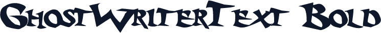 GhostWriterText Bold