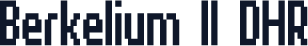 Berkelium II DHR