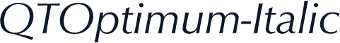 QTOptimum-Italic