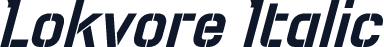 Lokvore Italic
