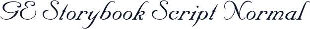 GE Storybook Script Normal