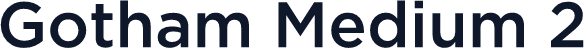 Gotham Medium 2