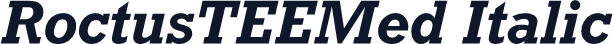 RoctusTEEMed Italic