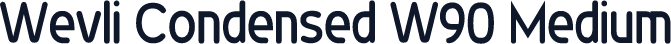 Wevli Condensed W90 Medium