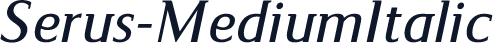 Serus-MediumItalic