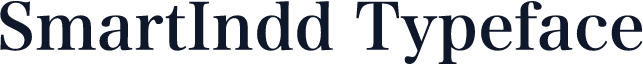 SmartIndd Typeface