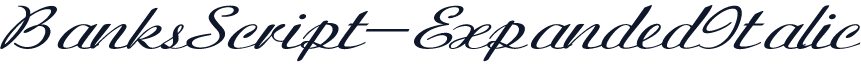 BanksScript-ExpandedItalic