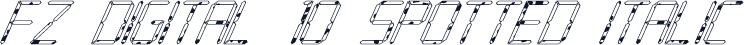 FZ DIGITAL 10 SPOTTED ITALIC