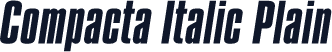 Compacta Italic Plain