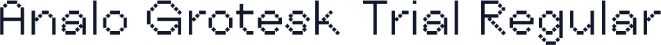 Analo Grotesk-Trial Regular
