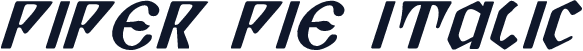 Piper Pie Italic